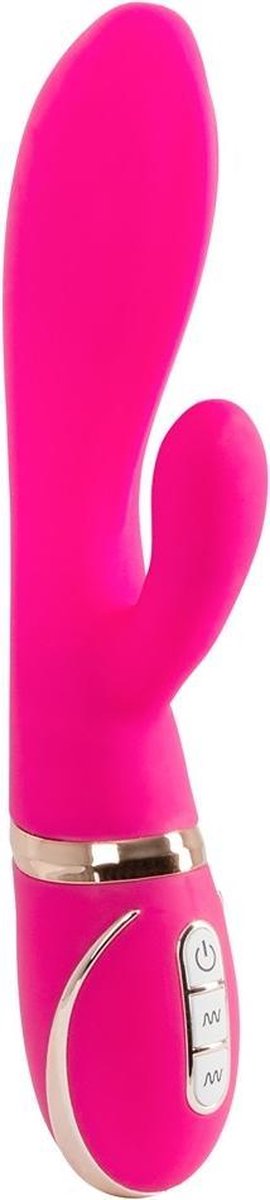 Goedkoopste Vibe Couture – Duo Rhapsody G-spot Clitoris Vibrator met Dubbellaagse Siliconen – 22 cm – Roze