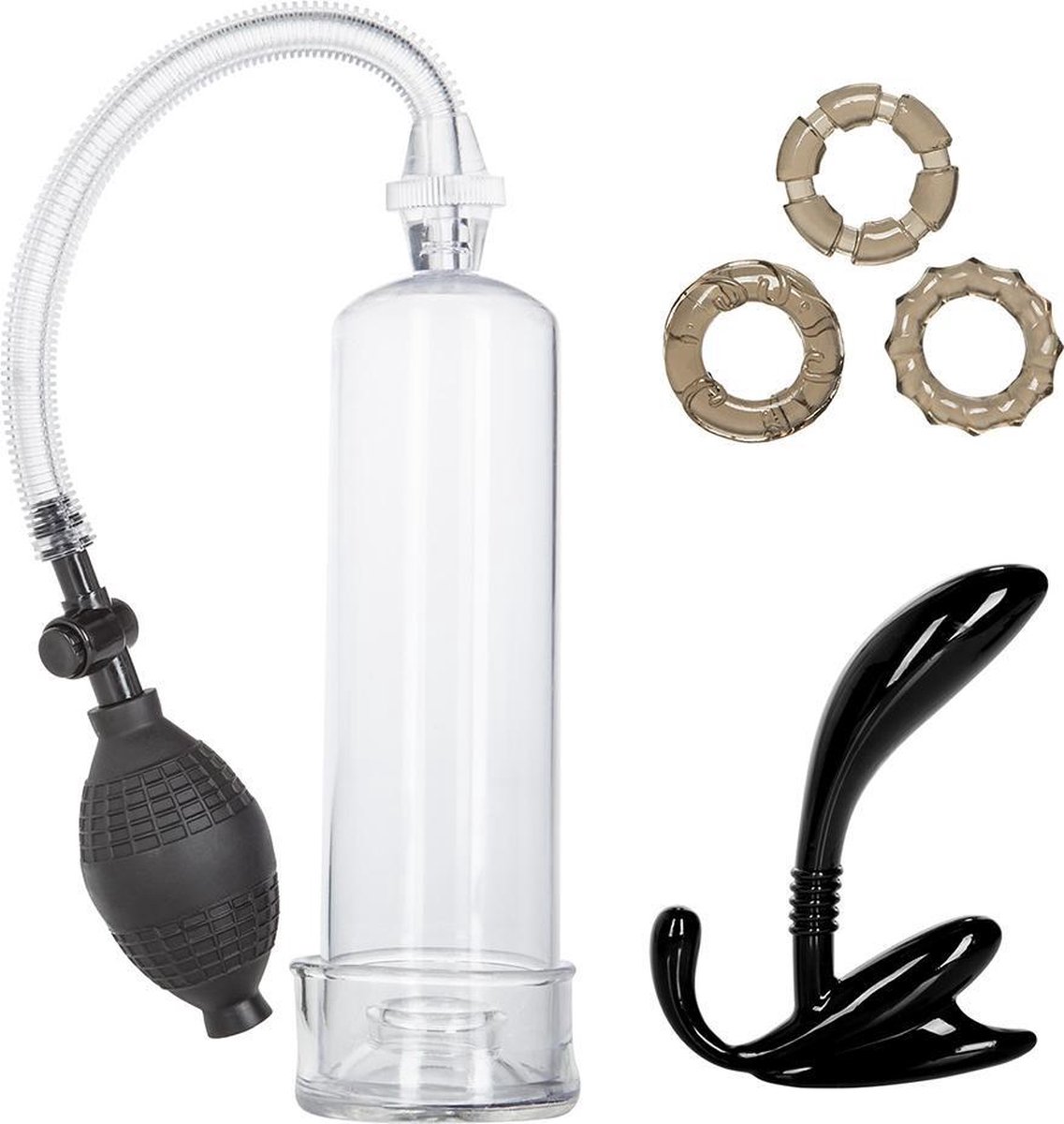 Goedkoopste CalExotics - His Essential Pump Kit - Pumps Transparant