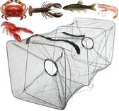 Filet de pêche pliable - Piège à homard - Piège à poissons - Epuisette à crevettes - Epuisette - Épuisette - Cage à poissons - Piège à poissons - Filet - Vert