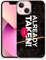 Telefoon Hoesje Geschikt voor iPhone13 mini Leuk TPU Back Cover Already Taken Black