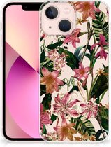 Telefoon Hoesje Geschikt voor iPhone13 mini Leuk TPU Back Case Bloemen