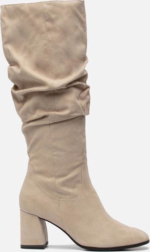 Tamaris Enkellaarsjes beige - Schoenen.nl