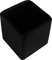 Set van 32 flexibele stoelpootdoppen (omdop, vierkant, 45 mm, zwart) [O-SQ-45-B] [WD1615840426]