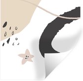 Stickers muraux - Été - Abstrait - Étoile - 120x120 cm - Film Adhésif XXL