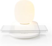 Nedis LTLQ10W1WT Led-nachtlamp Met Touch-bediening Draadloze Qi-lader Voor Smartphone 10 W