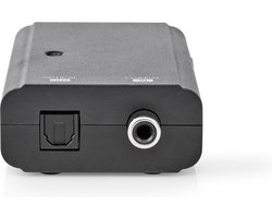 Nedis Digitale Audioconverter - 1-weg - Ingangen audio / video / data: 1x S/PDIF - Uitgangen audio / video / data: TosLink Female - Manueel - Zwart