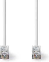 Nedis CAT8.1-Kabel | S/FTP | RJ45 Male | RJ45 Male | 0.50 m | Rond | PVC LSZH | Wit | Polybag