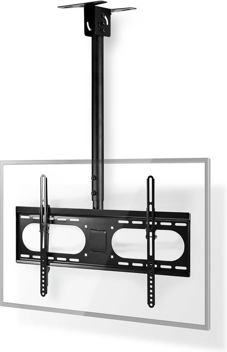 Nedis Draai- en Kantelbare TV-Plafondbeugel | 42-65 " | Maximaal schermgewicht: 45 kg | Kantelbaar | Draaibaar | Maximale plafondafstand: 1160 mm | Minimale muurafstand: 200 mm | 1 Draaipunt(en) | Staal