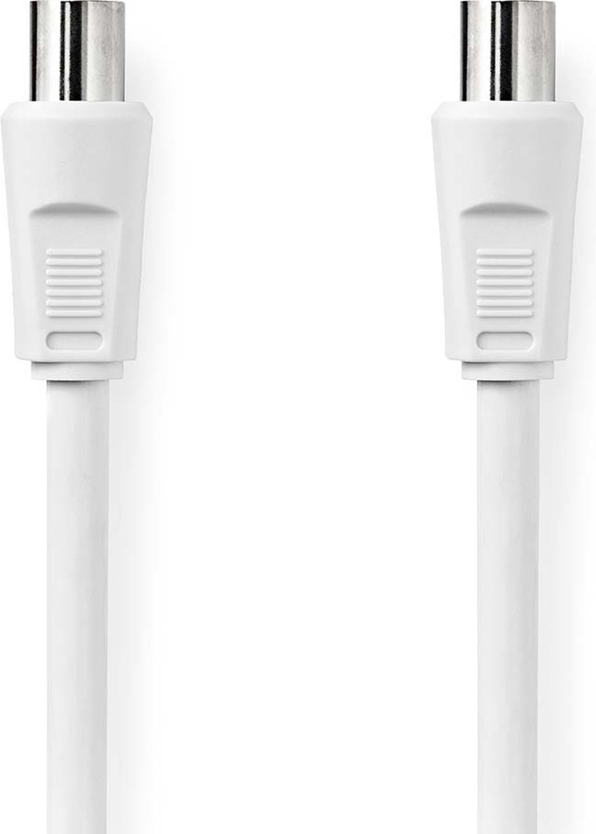 Coaxkabel 90 dB | IEC (Coax) Male - IEC (Coax) Female | 5,0 m | Wit