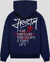 JORCUSTOM JRCSTM Loose Fit Hoodie - Navy - Volwassenen - Maat M