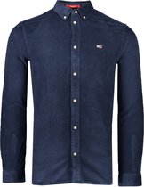 Tommy Hilfiger Overhemd Blauw Normaal - Maat XS - Heren - Herfst/Winter Collectie - Katoen