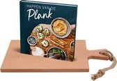 Bowls and Dishes | Set - Puur Hout Borrelplank | Serveerplank | Tapasplank 38cm + Happen van de plank