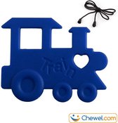 Bijtketting blauw jongens | Trein | Chewel ®