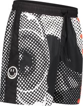 Short met print Zwart