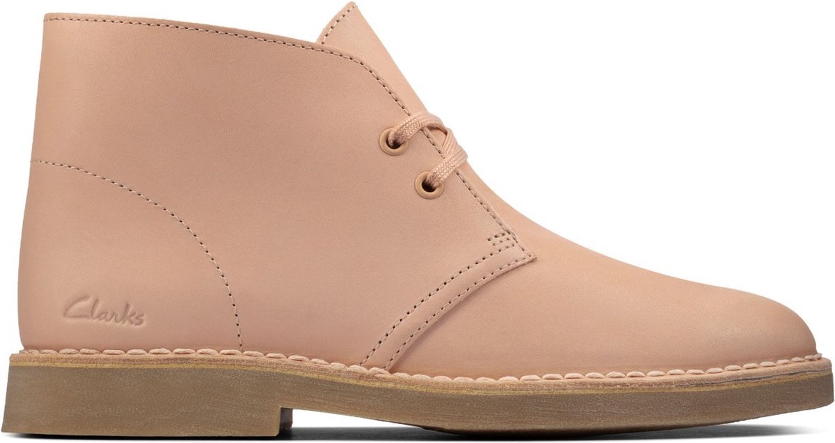 Clarks - Dames schoenen - Desert Boot 2 - D - Roze - maat 4,5 | bol.com