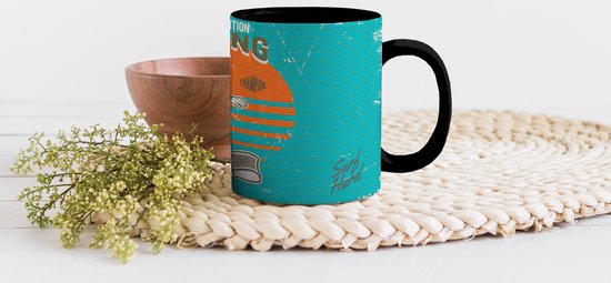 Magic Mug - Photo Heat Mug - Vintage - Surf - Planche de surf - 350 ML