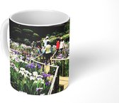 Mok - Japanse irisbloemen - Mensen - Bloemen - 350 ML - Beker