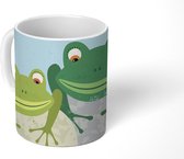 Mok - Kikkers - Steen - Water - 350 ML - Beker