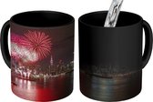 Magische Mok - Foto op Warmte Mok - Vuurwerk in New York - 350 ML