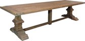 Livingfurn - Eetkamertafel DK KVS - Teak Hout - 240x100 cm - Bruin