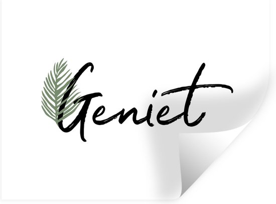 Stickers muraux - Citations - Enjoy - Proverbes - 160x120 cm - Feuille adhésive XXL