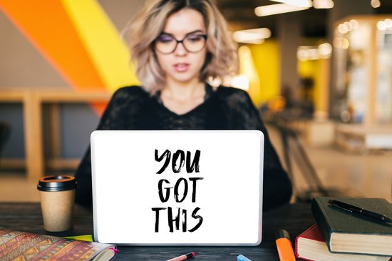 Sticker ordinateur portable - 14 pouces - Proverbes - You got this - Citations