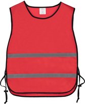 Trainingsvest polyester - Hardlopen - Sport Vest - Safety Jacket - Rood- 57 x 46 cm (LxB)