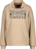 Monari Jersey sweatshirt met strass-steentjes - Dames - Maat: 44