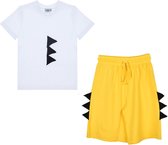 Gami Jongens t-shirts/shorts set 92 Geel