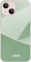 6F hoesje - geschikt voor iPhone 13 - Transparant TPU Case - Fresh Geometric #ffffff