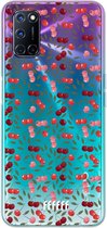 6F hoesje - geschikt voor OPPO A72 -  Transparant TPU Case - Cherry's #ffffff