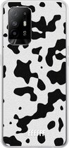 6F hoesje - geschikt voor OPPO A94 5G -  Transparant TPU Case - Dalmation Print #ffffff