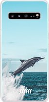 6F hoesje - geschikt voor Samsung Galaxy S10 5G -  Transparant TPU Case - Dolphin #ffffff