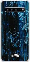 6F hoesje - geschikt voor Samsung Galaxy S10 5G -  Transparant TPU Case - Bubbling Blues #ffffff