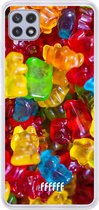 6F hoesje - geschikt voor Samsung Galaxy A22 4G -  Transparant TPU Case - Gummy Bears #ffffff