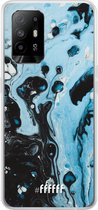 6F hoesje - geschikt voor OPPO A94 5G -  Transparant TPU Case - Melted Opal #ffffff