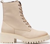 Ann Rocks Veterboots beige - Maat 40