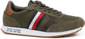 Tommy Hilfiger Sneaker Runner Stripes Olijfgroen - maat 42