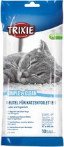 Trixie kattenbakzak simple'n'clean - tot 71x56 cm 10 st - 1 stuks
