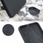 ShieldCase Silicone case geschikt voor Apple iPhone SE 2020 / SE 2022 hoesje - optimale bescherming - perfecte pasvorm - TPU Materiaal - zwart