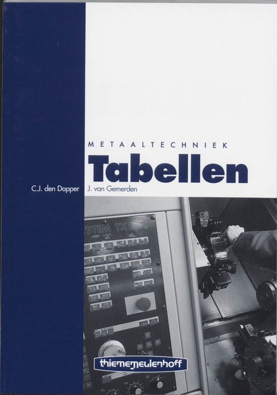 Tabellen metaaltechniek - cover
