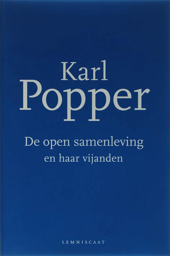 De open samenleving en haar vijanden - cover