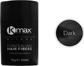Kmax keratine haarvezels - Zwart (15 gr)