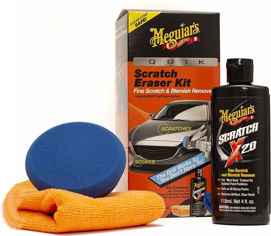 Meguiar's Quik Scratch Eraser Kit - Krassen & Swirls verwijderen