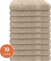 EM Bath Handdoeken – Zand – 50 x 100 cm – Set van 10