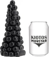 Kiotos Monstar - Bubbles - Buttplug - 16 x 6,5 cm - Zwart