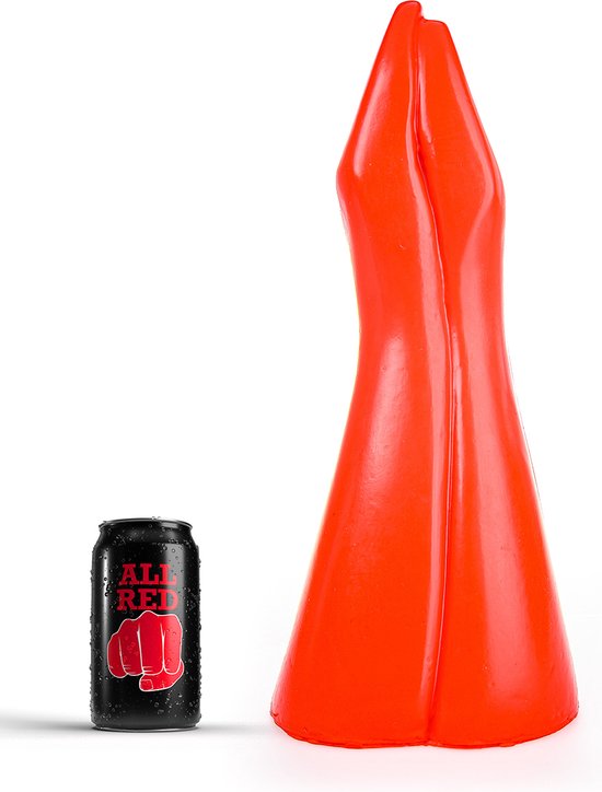 All Red Fisting Dildo 39 X 16 Cm Rood