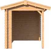 Houten overkapping zadeldak 200 x 300cm