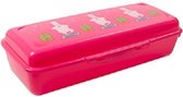 Hega Broodtrommel Lama Junior 25 X 10,8 X 6,8 Cm Roze