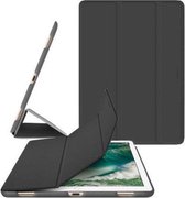 iPad hoes 2017 / iPad hoes 2018 iPad hoes (9.7 inch) - Tri-Fold Book Case - zwart- magnetisch - automatisch aan/uit - iPad cover 9.7 inch - ipad 2017 hoes - ipad 2018 hoes